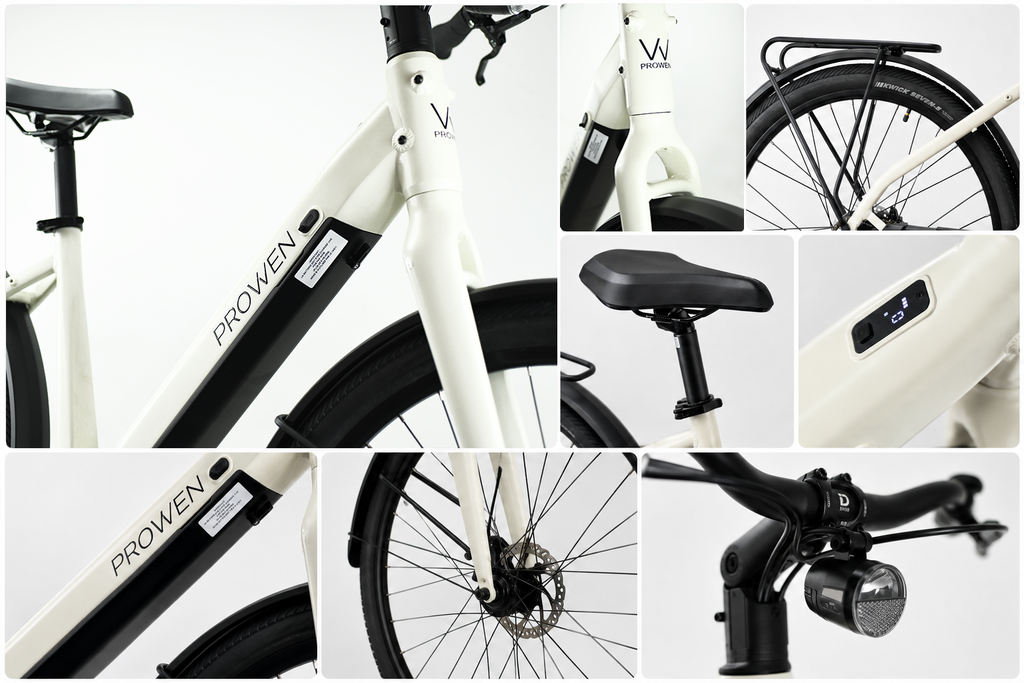 E-BIKE CTB 27,5" ALUMINIO CREMA 8V ALTUS MT200 BAFANG 250W / 13Ah