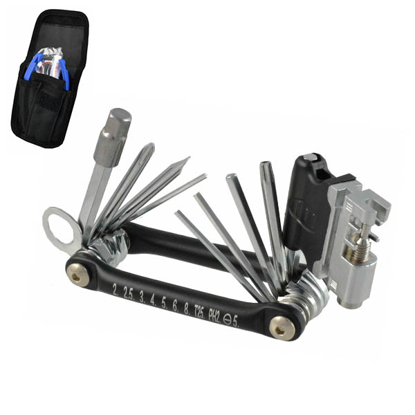 KIT MULTIFUNCION CON TRONCHACADENAS+PARCHES+ DESMONTABLES