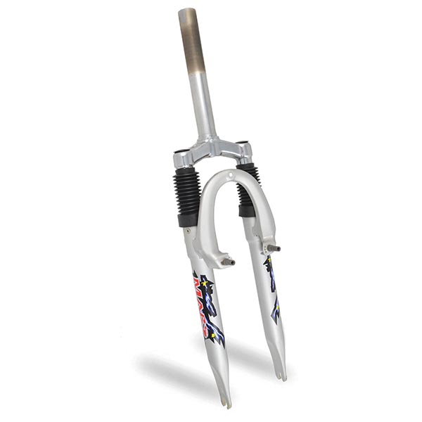 HORQUILLA SUSP.24" ROSCA 25.4MM (28.6MM EXT) L-200mm PLATA