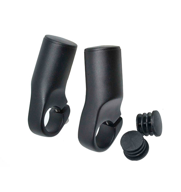 PROTHESE DE GUIDON ALUMINIUM NOIR 60MM
