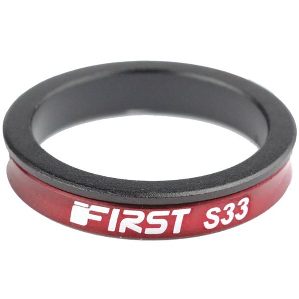 ESPACIADOR DE DIRECCION 1-1/8".28.6 MM, 6 MM EN ROJO QW