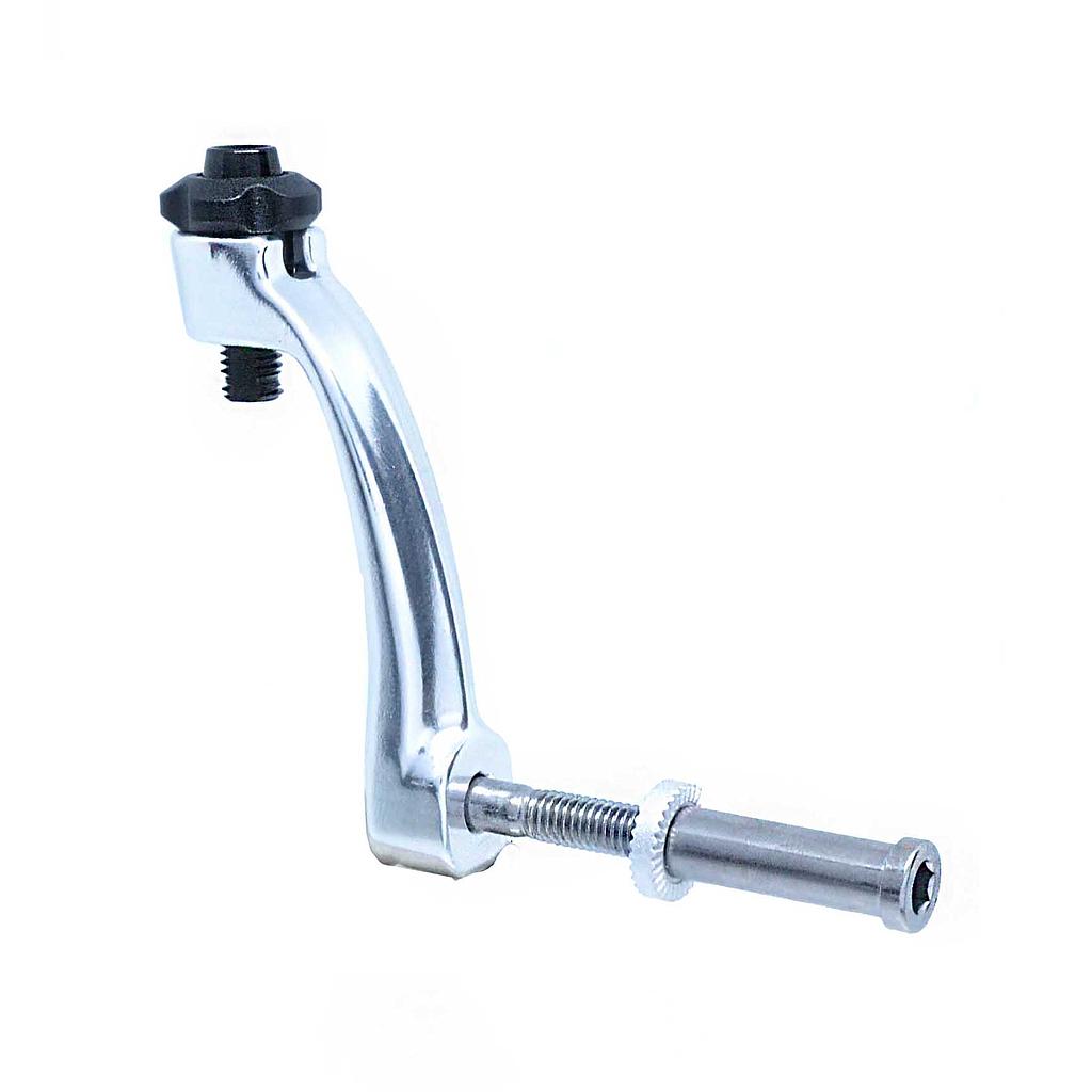 PERCHA CABLE FRENO DELANTERO HORQUILLA PLATA