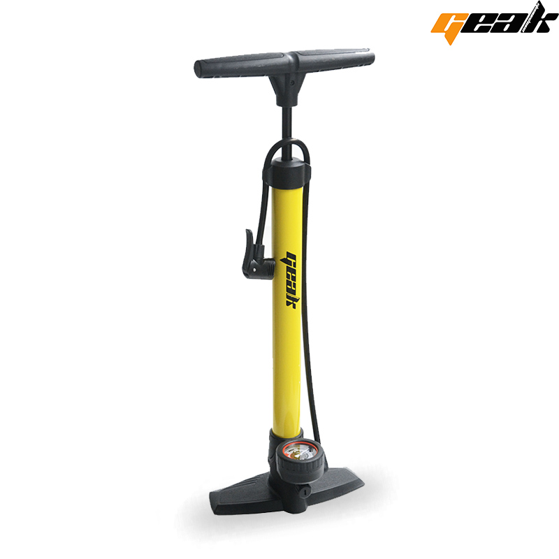 INFLADOR TALLER "GEAK" ACERO C/MANOMETRO AMARILLO