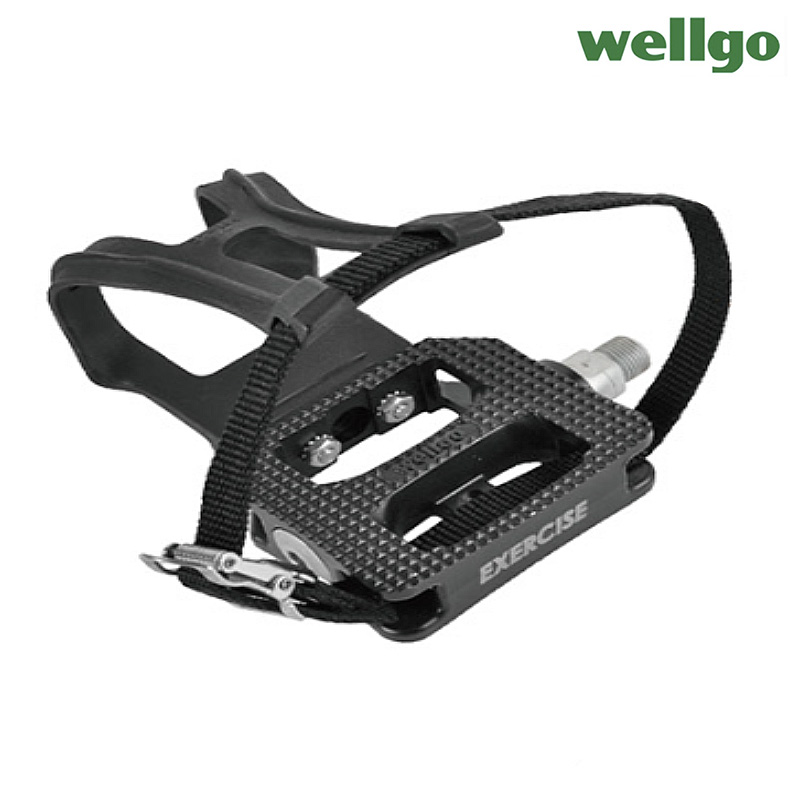 PEDALES PLATAFORMA ROSCA 9/16" EJE CR-MO "WELLGO" 