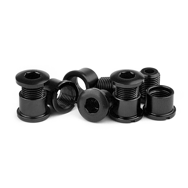 TORNILLOS PLATO ALUMINIO COLOR NEGRO 2VEL, 5 PIEZAS 