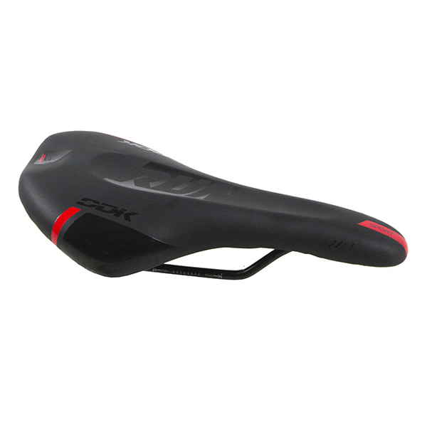 SILLIN MTB DDK "RUN" NEGRO/ROJO 273x145mm 