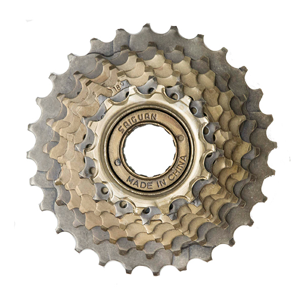 PIÑON 7 VELOCIDADES SAIGUAN 14-28 NO-INDEX MARRON