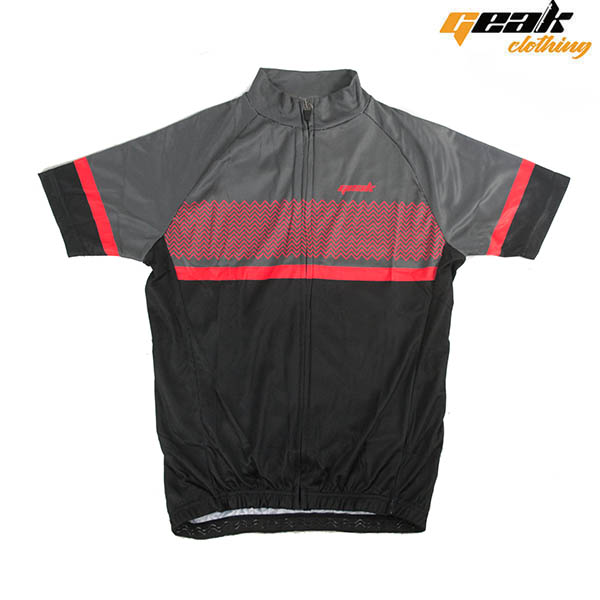 MAILLOT CORTO "GEAK" ROJO/NEGRO 