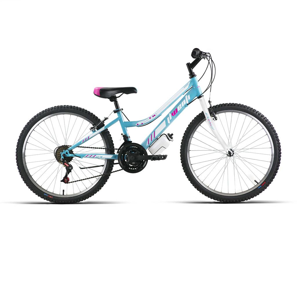 BICI 24" MTB NIÑA ACERO ECO "G300" CELESTE 2022