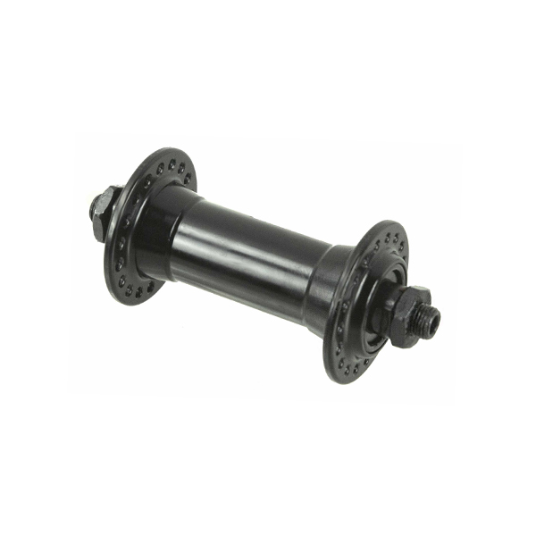 BUJE DELANT.ALUM.NEGRO, 36H, FRENO V-BRAKE, CIERRE RAPIDO