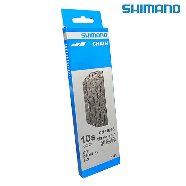 CADENA 10 VELOCIDADES SHIMANO DEORE XT HG95 116 ESL
