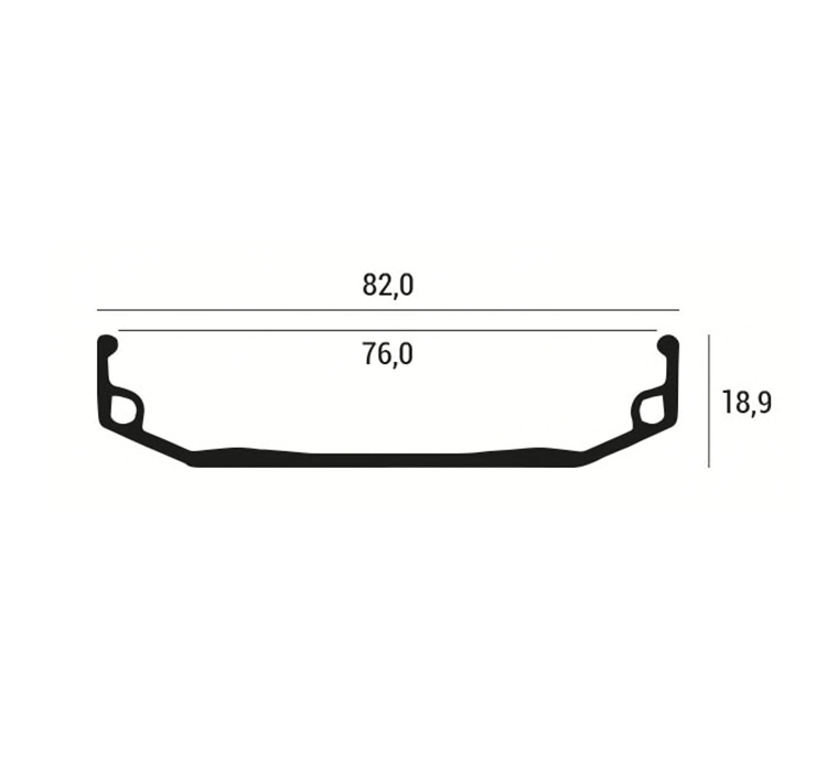 LLANTA 20x3.5/4.0 ALUM NEGRA 36H FAT BIKE