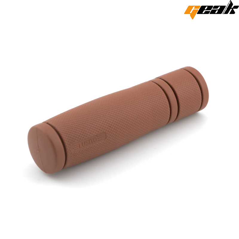 PAR PUÑOS GOMA MARRON 110MM "GEAK" LARGO MODIFICABLE