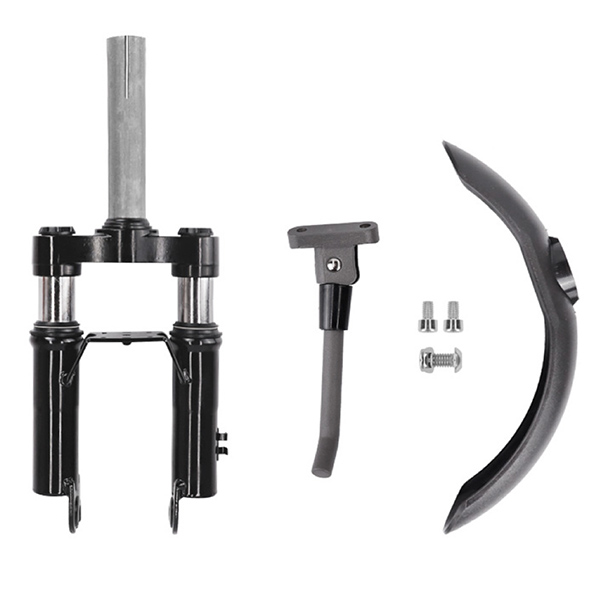 SUSPENSION DELANTERA + GUARDABARROS + CABALLETE