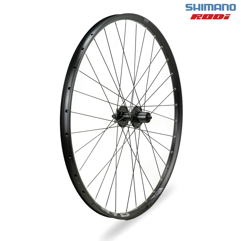 RUEDA TRASERA 29" SHIMANO/RODI CIERRE RAPIDO, DISCO 6T 32H 8/9/10VEL 