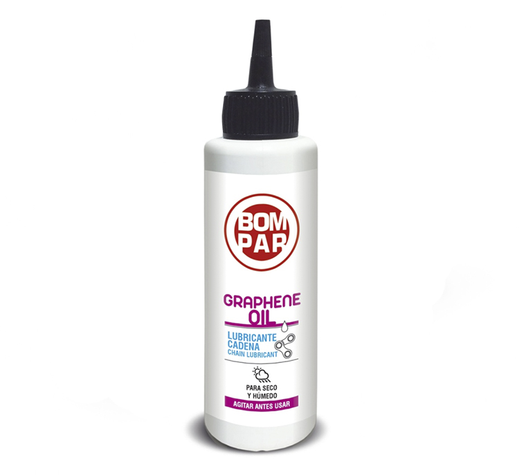 LUBRICANTE GRAFENO CADENA HUMEDO/SECO 110ML "BOMPAR"