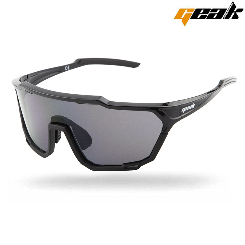 GAFAS CICLISTA "GEAK" NEGRO CON FUNDA