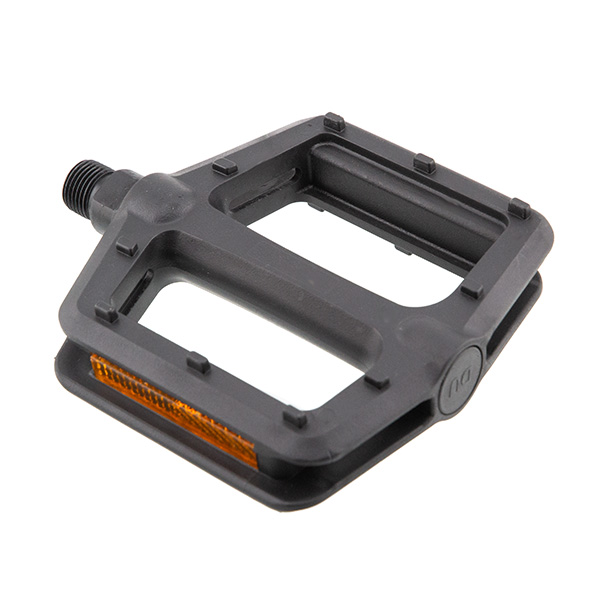 PEDAL PLATAFORMA NEGRO 9/16" FIBRA 100X100MM