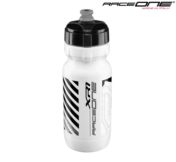 BIDON RACEONE XR1 600ML BLANCO-SILVER