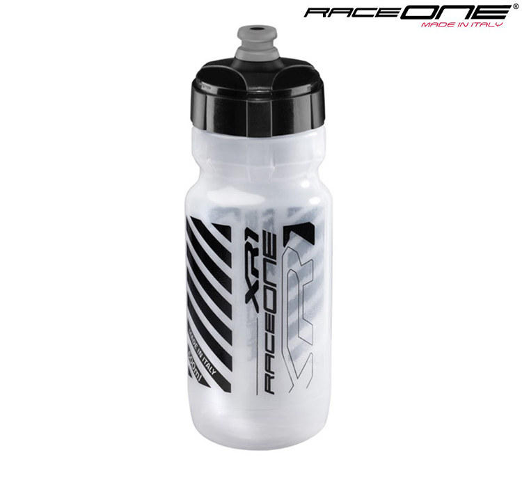 BIDON RACEONE XR1 600ML TRANSPARENTE-SILVER
