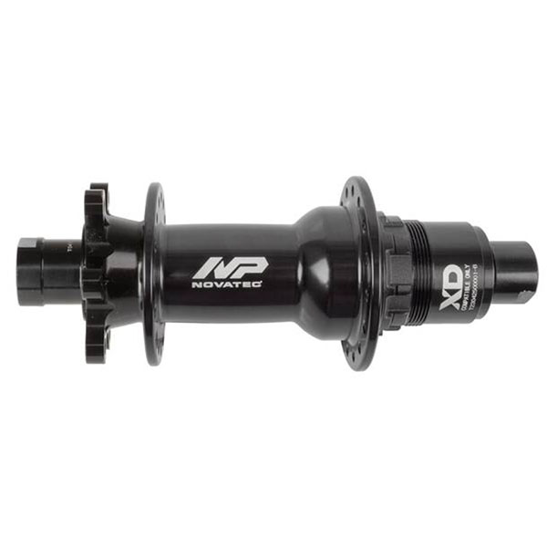 BUJE TRASERO ALUM NOVATEC 32H, SRAM XDR, EJE 12X148MM 6 TORNILLOS