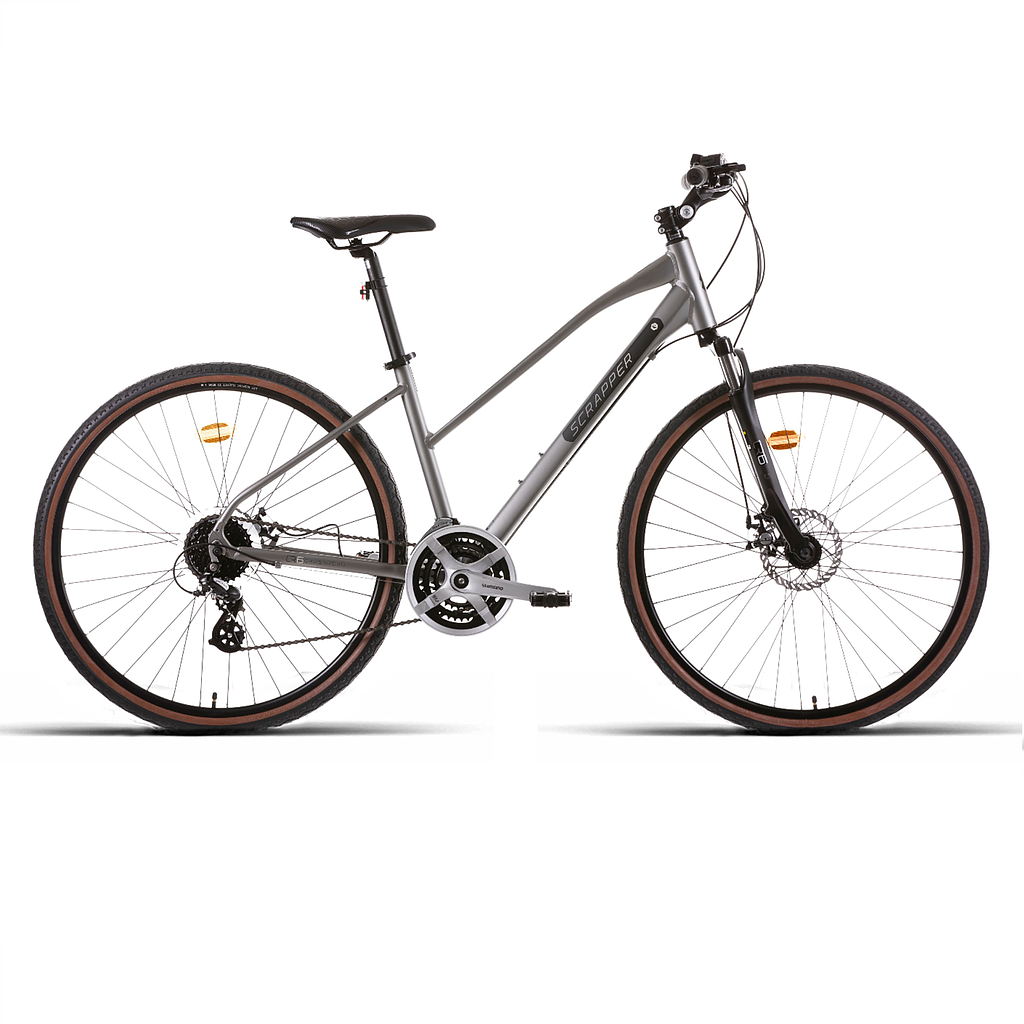 CTB 28" ALUM GRIS ALTUS 7 VEL F/D MEC. SCRAPPER T-S