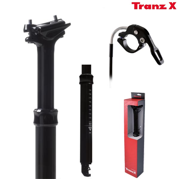 TIJA TELESCOPICA "TRANZ-X" CABLE INTERNO 125MM OFFSET 0MM 31.6MM X 420