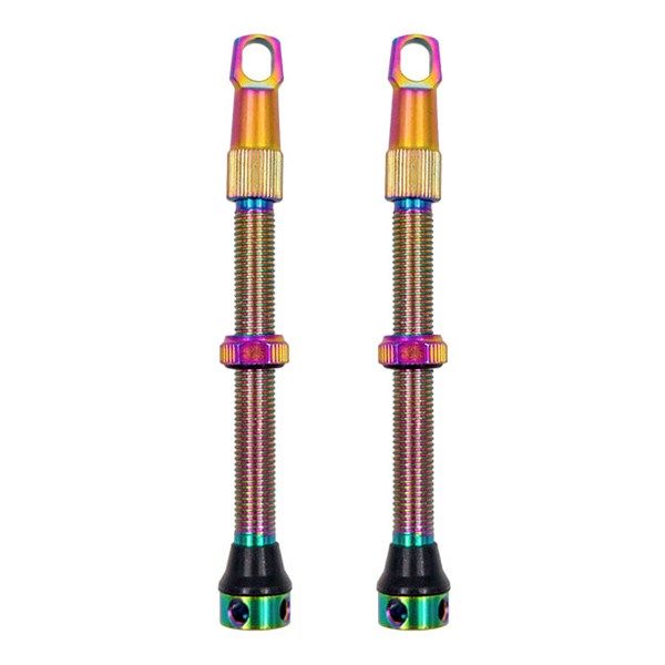 VALVULAS ALUMINIO F/V 60MM (PAR) COLOR OIL Dr.Bike