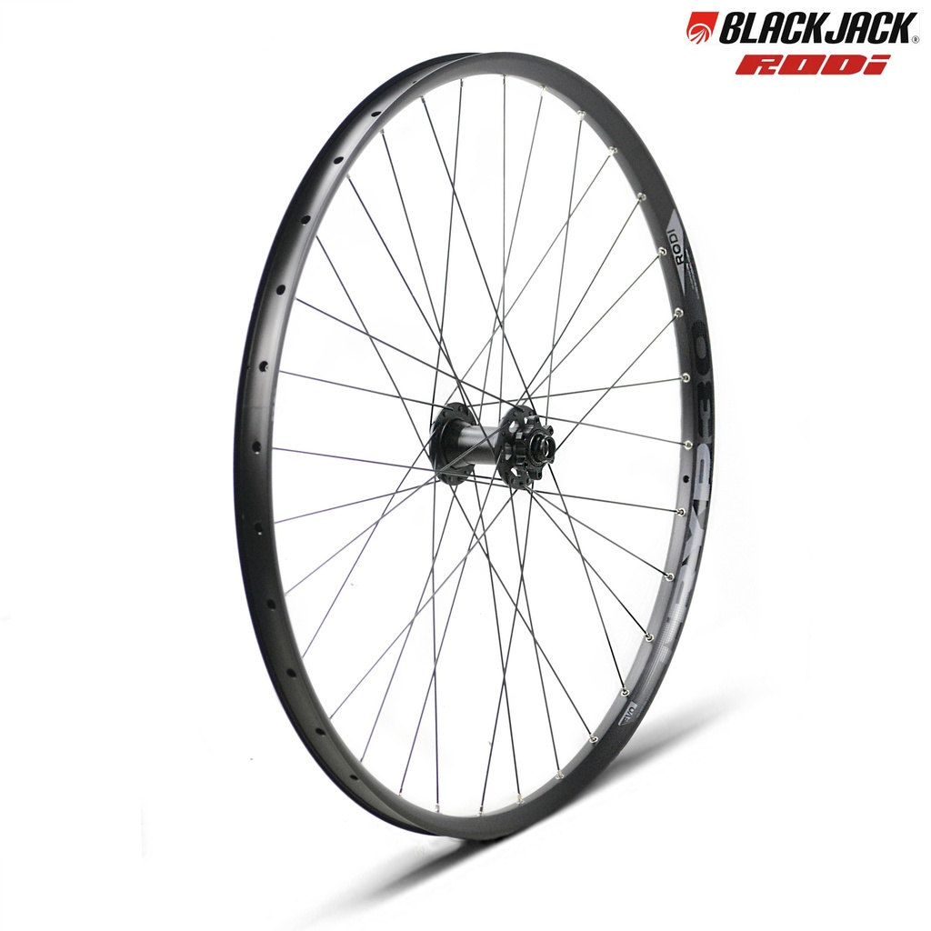 RUEDA DELANTERA 29" BLACK JACK/RODI EJE 15X110MM, DISCO 6T 32H