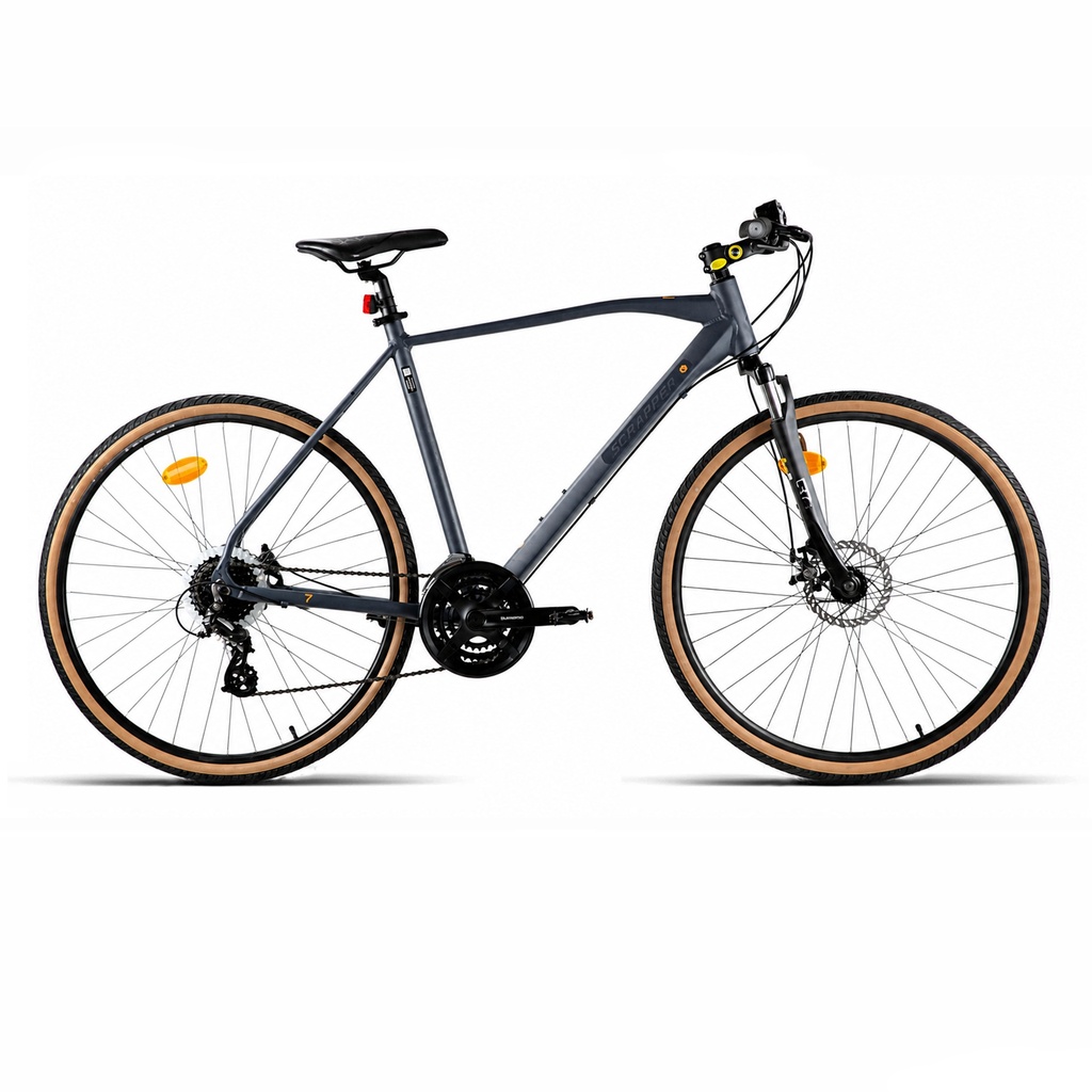 CTB 28" ALUM GRIS 24 VEL F/D MECANICO SCRAPPER CROSSROAD T-L