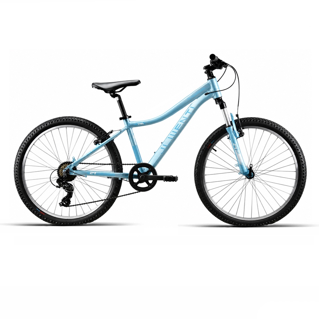 BICI 24" NIÑA ALUM SHIMANO SUSP 1x7V CELESTE T13 2026