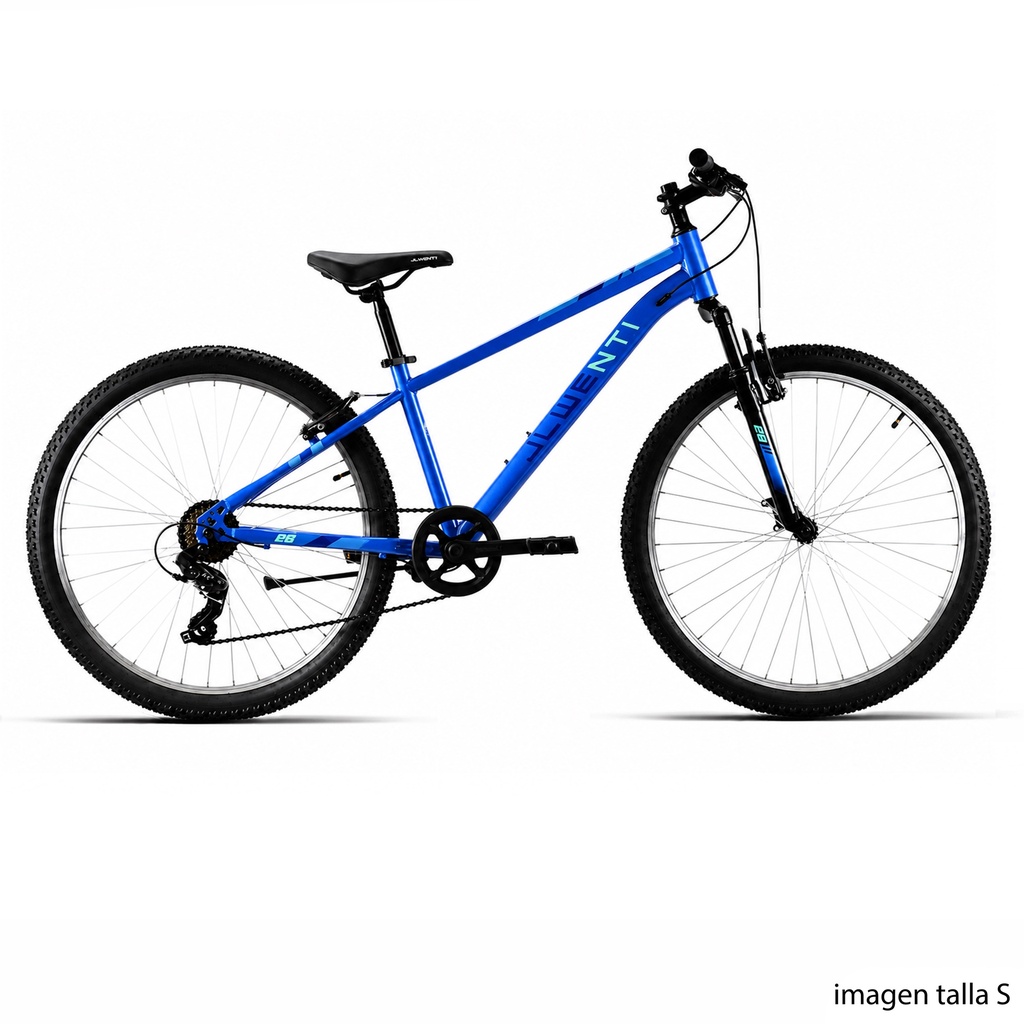 BICI 26" HOMBRE ACERO C/SUSP "SHIMANO" 1x7 AZUL T-17