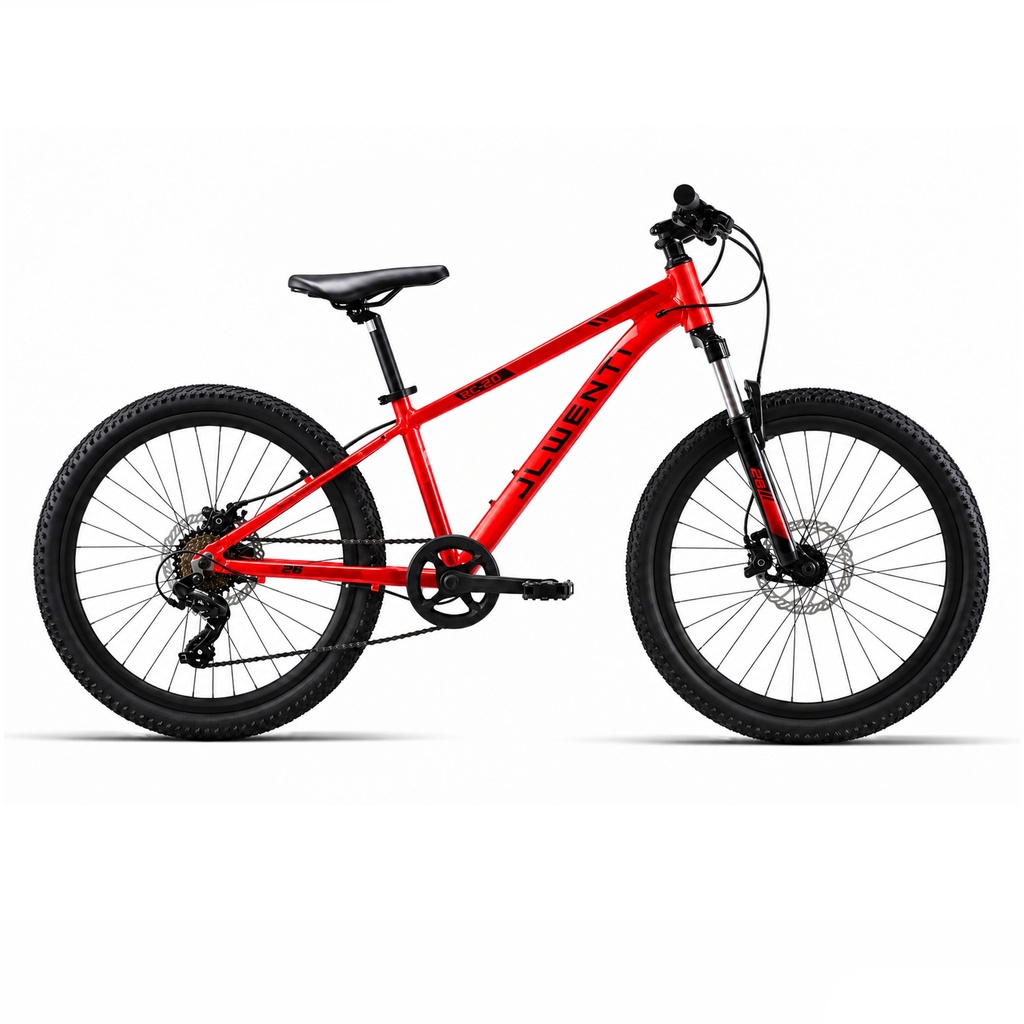 BICI 26" HOMBRE ALUM "RC230" 1x7 2027 ROJO T-14 DISCO HD