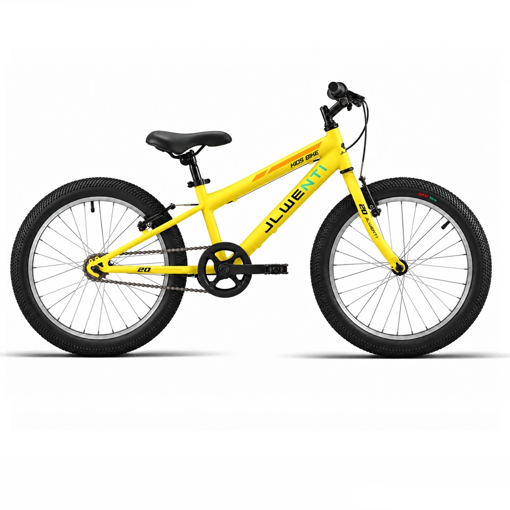 BICI 20" NIÑO AMARILLO MATE 1VEL "MOD RACE" 2027