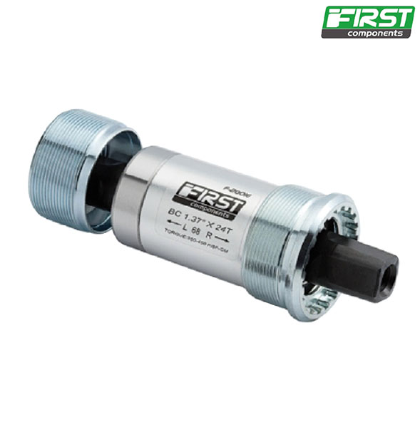 EJE PEDALIER SELLADO 124,5MM x 73W "FIRST" 1.37X24T