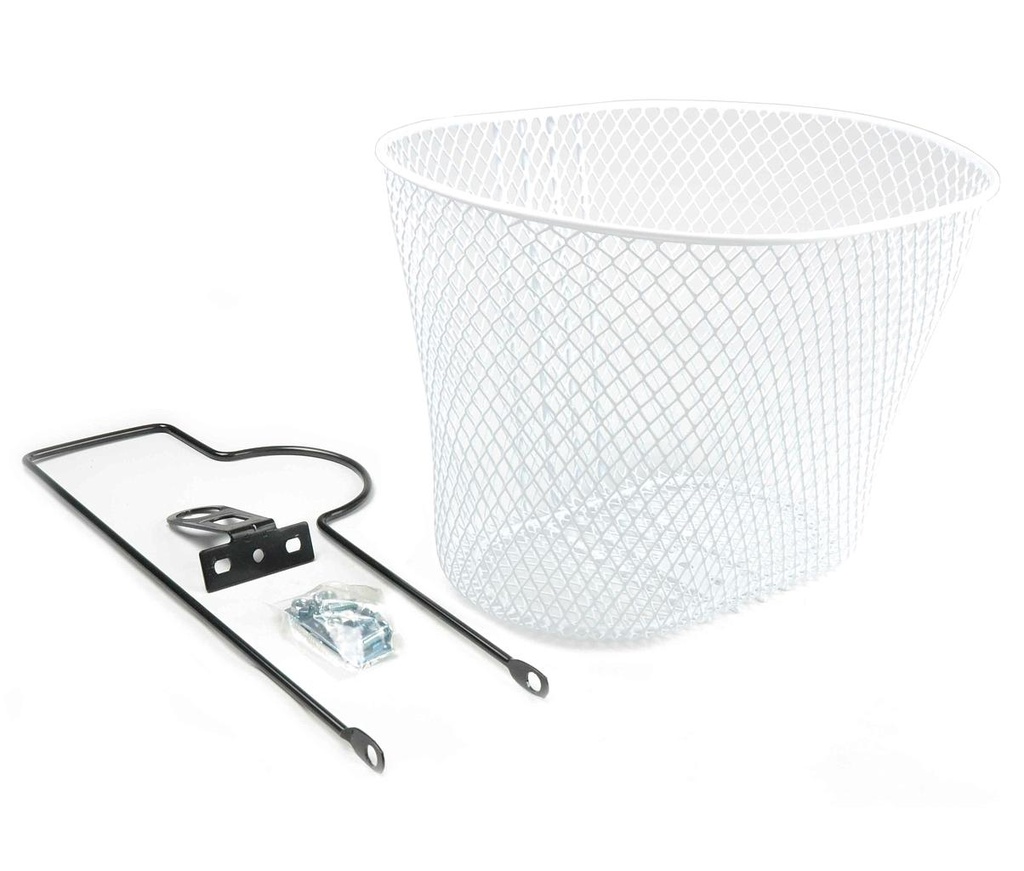CESTA 26" CTB BLANCO FIJO