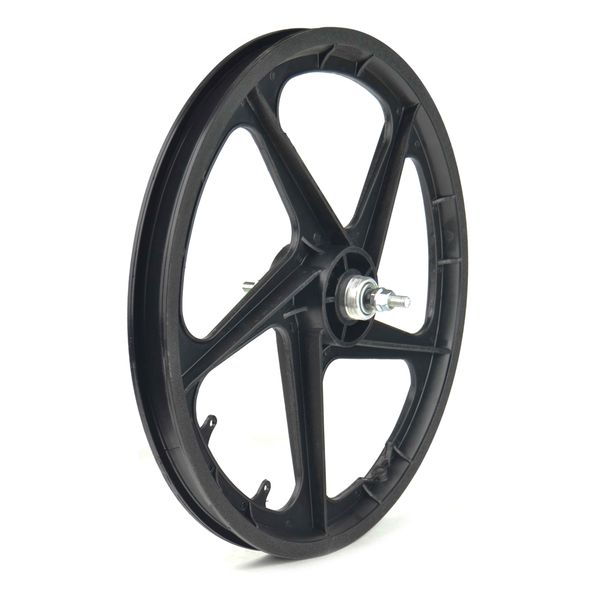 RUEDA TRASERA PLASTICO BMX,NEGRO