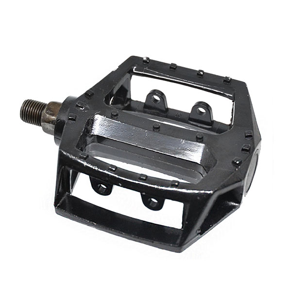 PEDALES BMX DE ALUMINIO EN NEGRO,ROSCA 9/16"