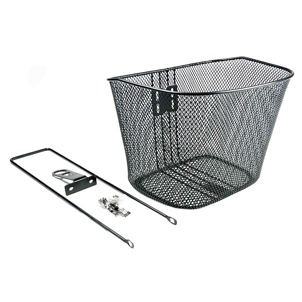 CESTO MTB 26" COLOR NEGRO FIJA C/VARILLA