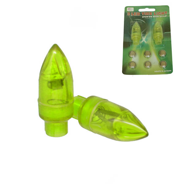 TAPONES VALVULA CON LUZ EN AMARILLO,JY-505