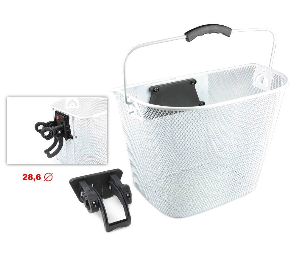 CESTA 26" CON CIERRE RAPIDO EN BLANCO BF-012G2