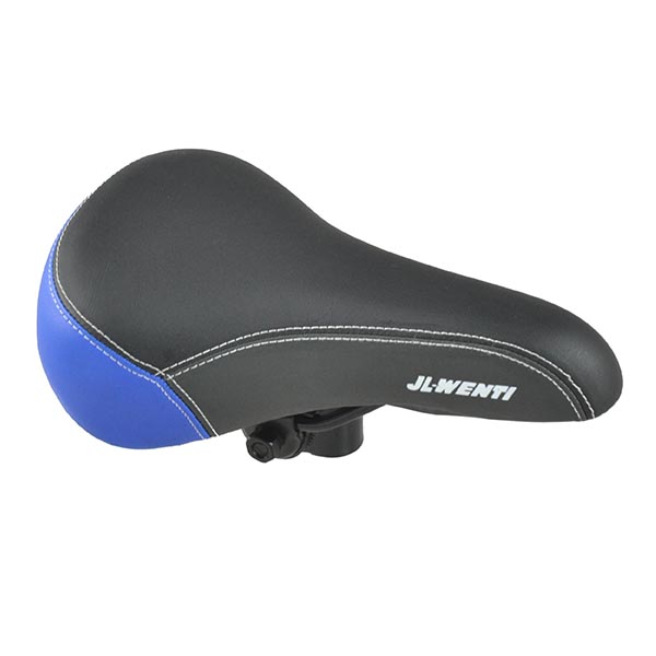 SILLIN MTB-20" "JL-WENTI" NEGRO/AZUL CON NUEZ 240x150mm