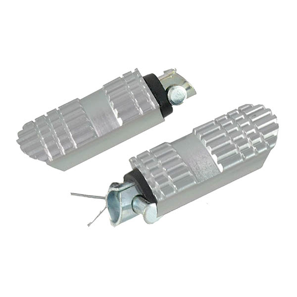 POSAPIES MOTO ALUMINIO PLATA/PLEGABLES