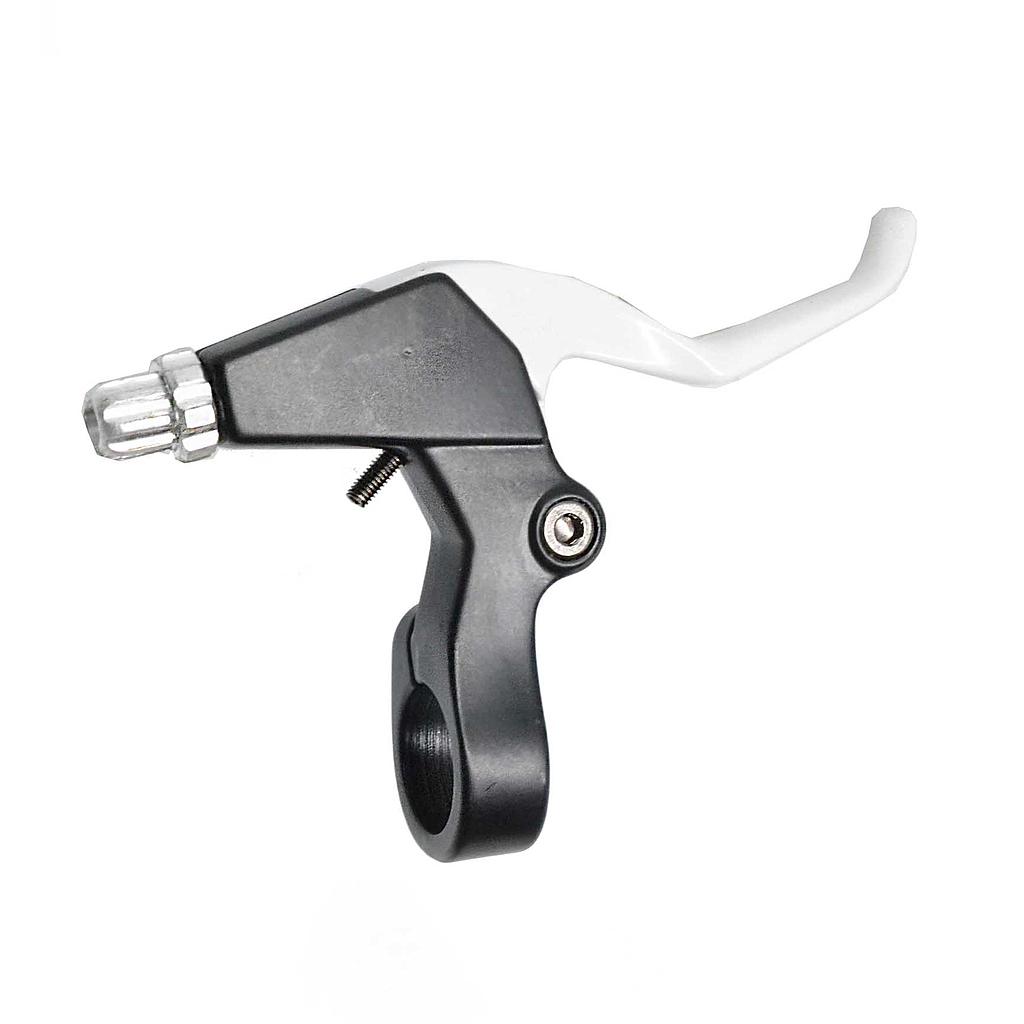 MANETAS FRENO-V-BRAKE ALUMINIO NEGRO/BLANCO, 2 DEDOS QW