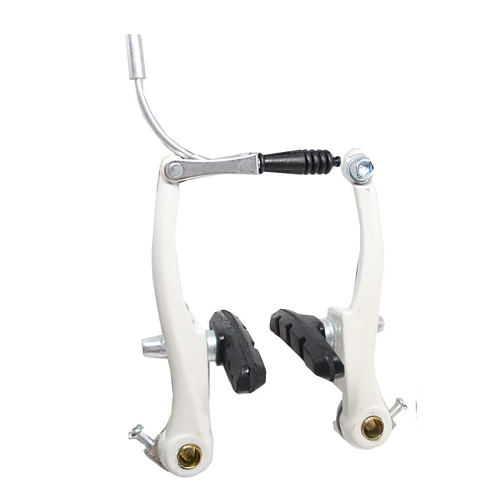 FRENOS V-BRAKE 4PCS ALUMINIO BLANCO 110MM QW