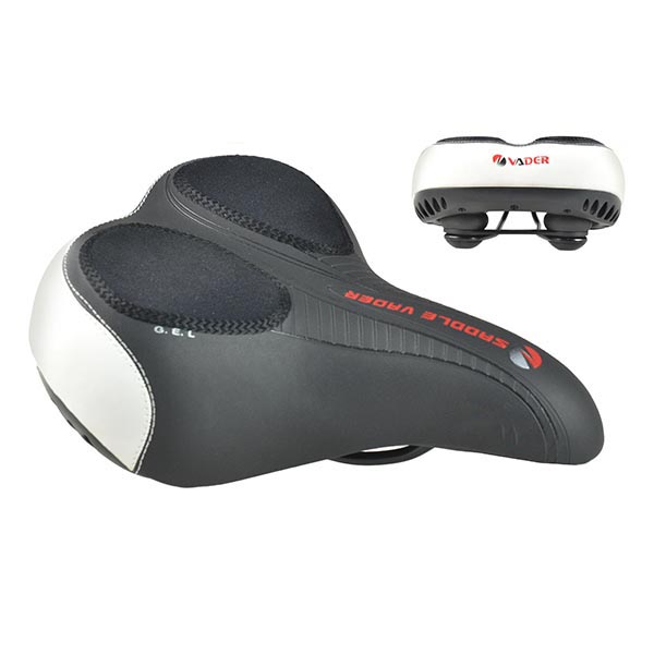 SILLIN CONFORT C/ELASTOMEROS NEGRO/BLANCO 270x220mm QW