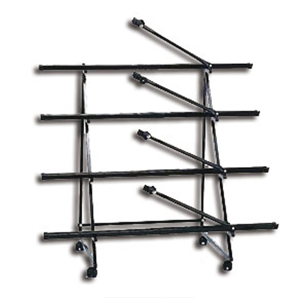 EXPOSITOR PARA 4 BICICLETAS CON RUEDAS (110CM ALTO - 82CM FONDO - 140CM ANCHO)