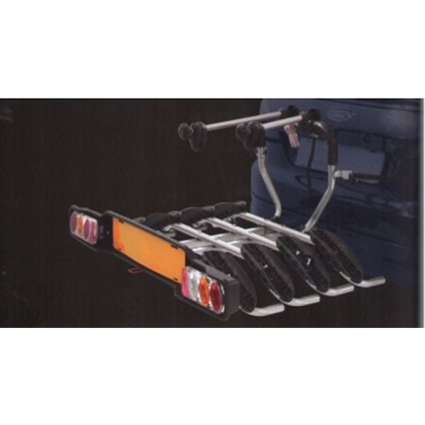 PORTABICICLETAS TRASERO AL GANCHO MODELO SIENA PARA 4 BICIS,ART.668/4