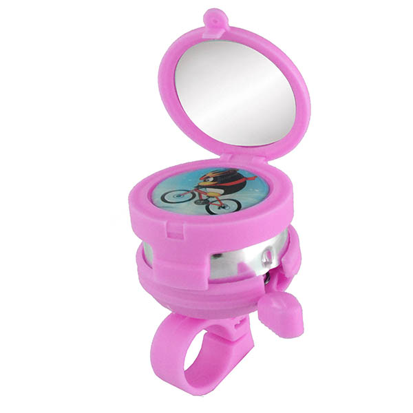 TIMBRE CON ESPEJO,ROSA CON ANIMACION