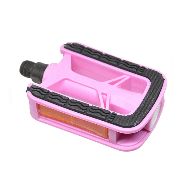 PEDALES PLASTICO ROSA ROSCA 9/16" QW